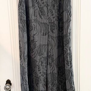 Dressed in LALA Gray Tiger Print Pants